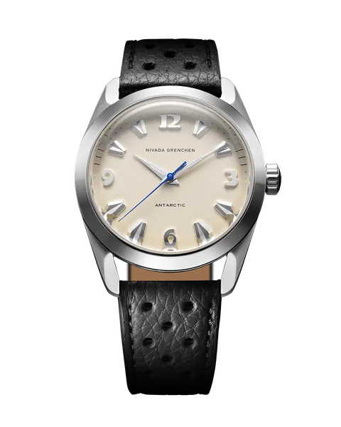 Nivada Grenchen Antarctic 35mm Eggshell White Luminova front product image