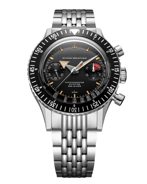 Nivada Grenchen Chronomaster Broad Arrow 41mm front product image